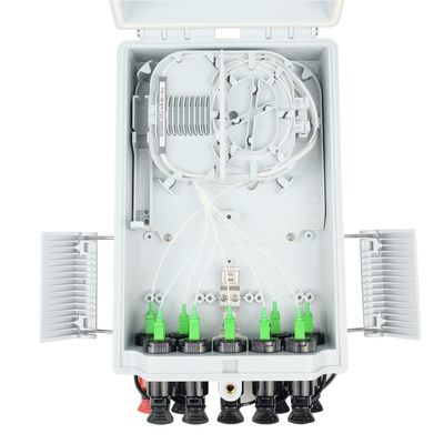 Предварительно подключенные волокна распределения наружной FTTH 16 ядер Splitters оптический терминал коробки