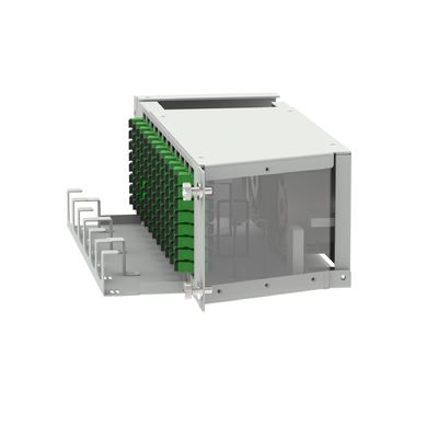 Центр обработки данных 96 ядер SC APC тип 19 дюймовый оптоволоконный патчпанель с 5 и Swing Design