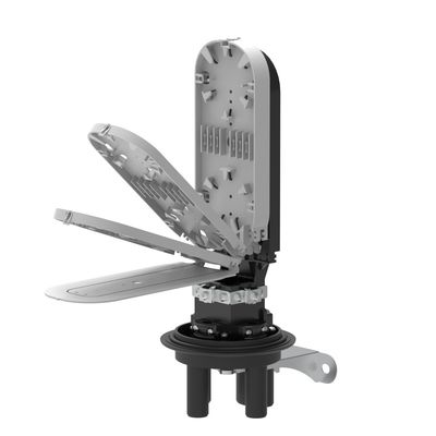 Fiber Fusion Splicer 96 Cores Black Cable Joint Closure для сетевых приложений FTTH