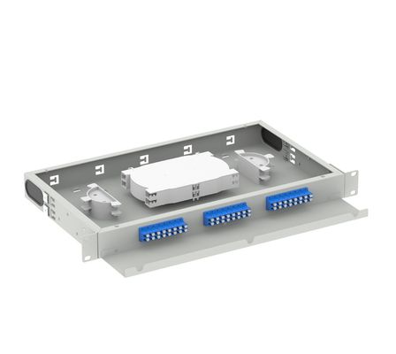 Лучшая 19-дюймовая LC UPC оптическая распределительная рама 24 порта для сетей и сетей FTTH