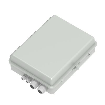 Серая 4-портная оптоволоконная распределительная коробка IP65 водонепроницаемая для наружного использования в сетевой модели