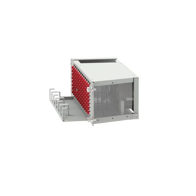 19 дюймовое оптоволоконное оборудование-UPC тип 96 ядер Swing Optical Patchpanel для сети ODN