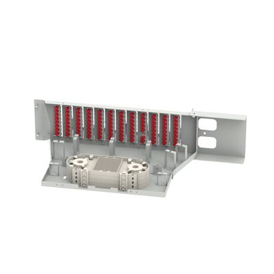 19 дюймовое оптоволоконное оборудование-UPC тип 96 ядер Swing Optical Patchpanel для сети ODN