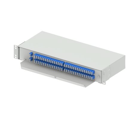 19 дюймовый Swing Type SC UPC Fiber Optic Splitter для сети FTTH Optical Fiber Patchpanel