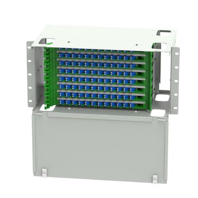 LC Type 96 Ports Fiber Patch Panel для сетевого распределения FTTH в дата-центре ODF