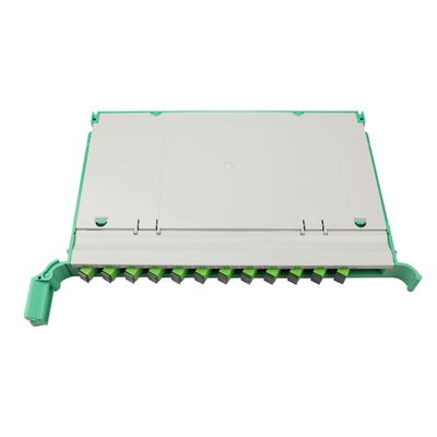 SC UPC Connector 48 портов Fiber Distribution Patch Panel для внутренней сети ODF FTTH