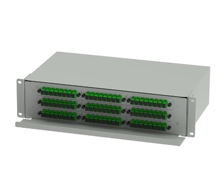 SC UPC Connector Optic Fiber Distribution Patchpanel для сети FTTH в дата-центре