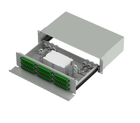 SC UPC Connector Optic Fiber Distribution Patchpanel для сети FTTH в дата-центре
