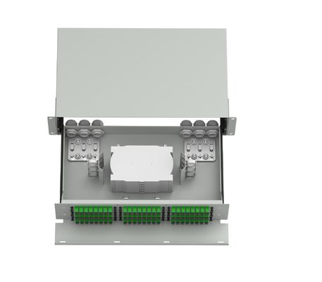 SC UPC Connector Optic Fiber Distribution Patchpanel для сети FTTH в дата-центре