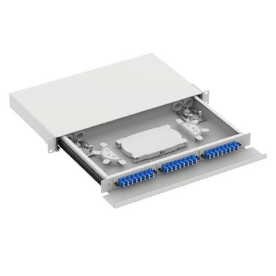 5 LC Type 1U 48 Port Patchpanel для распределения оптических волокон для FTTX LC Connector Type