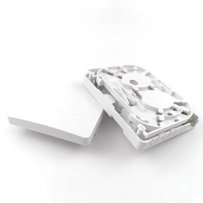 FTTH сеть Внутренний стенный монтаж FC APC Пластиковая оптоволоконная лицевая панель 2 ядра