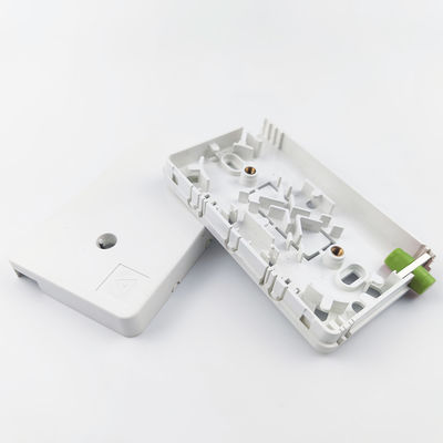 Стенномонтированная 2 ядра FC APC Пластиковая оптоволоконная лицевая панель для внутренних помещений