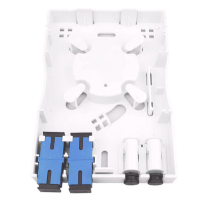 2 ядра UPC пластмассовая оптоволоконная лицевая панель для установки на стене