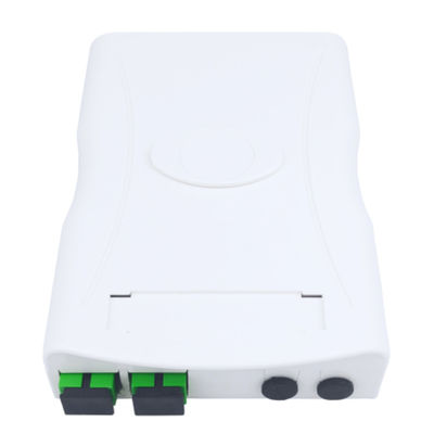 2 ядра SC APC Пластиковая волоконно-оптическая лицевая панель для внутренних сетей FTTH