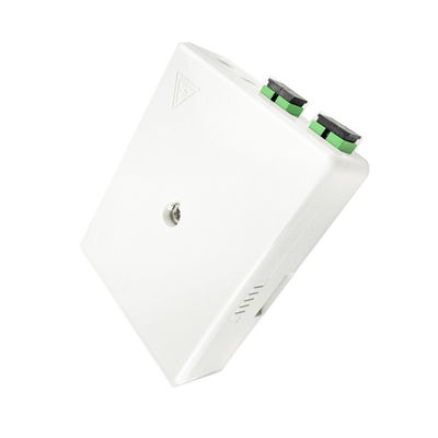 SC APC Пластмассовая оптоволоконная лицевая панель 2 ядра для внутренних и FTTH сетей