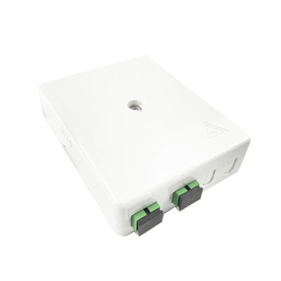 SC APC Пластмассовая оптоволоконная лицевая панель 2 ядра для внутренних и FTTH сетей