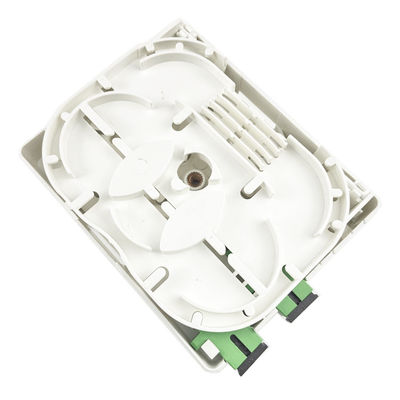 SC APC Пластмассовая оптоволоконная лицевая панель 2 ядра для внутренних и FTTH сетей