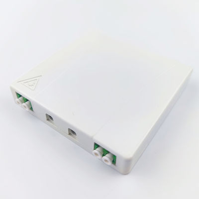 2 ядра LC APC Пластиковая лицевая панель с оптоволоконным разъемом для внутренних сетей FTTH