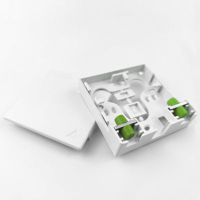 2 ядра FC APC Пластиковая волоконно-оптическая лицевая панель для FTTH сети в белом/сером цвете