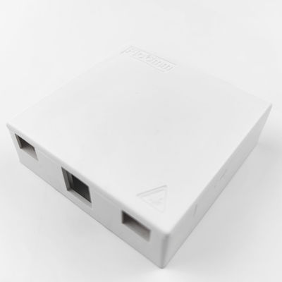 2 ядра FC APC Пластиковая волоконно-оптическая лицевая панель для FTTH сети в белом/сером цвете