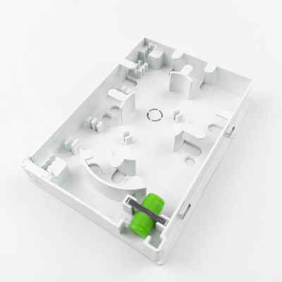 2 ядра FC/APC Пластиковая оптоволоконная лицевая пластина для внутренней сети FTTH