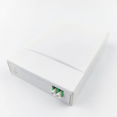 2 ядра LC APC Пластиковая волоконно-оптическая лицевая панель для FTTH Белое время 5 лет