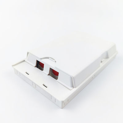 FTTH Приложения 2 ядра Пластиковая волоконно-оптическая лицевая панель 131*84*24 ABS/PC