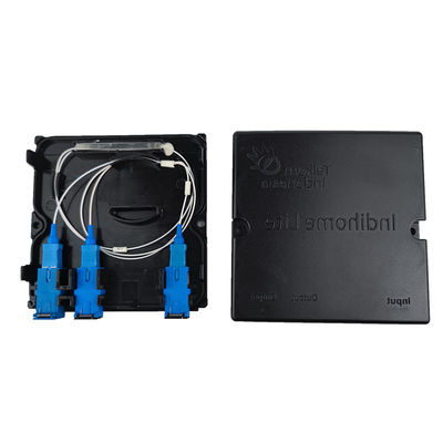 Чёрный пластиковый оптический волокно разделитель лицевой платы сокетная панель для FTTH 2 ядра SC UPC ПК