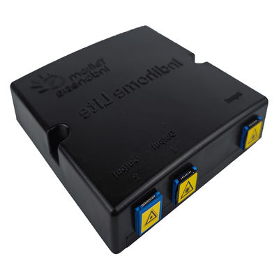 Чёрный пластиковый оптический волокно разделитель лицевой платы сокетная панель для FTTH 2 ядра SC UPC ПК