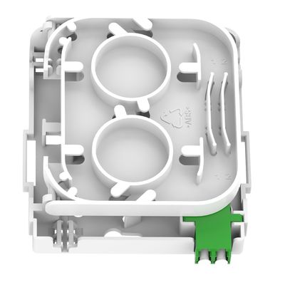 Бело-серый 1 ядро LC APC тип волоконно-оптическая лицевая плита для внутреннего FTTH соединения