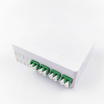FTTH сеть совместимая оптоволоконная розетка панель 4 ядра ABS ПК материал для внутренних помещений