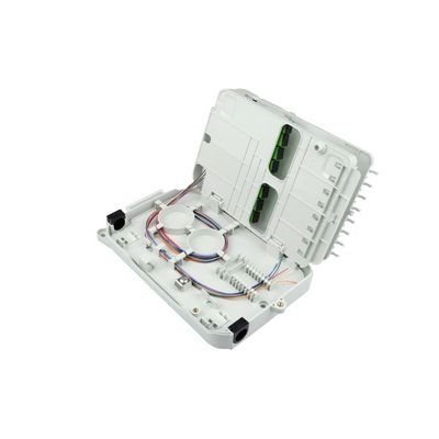 16 ядер Стенно установленный PLC Fiber распределительный ящик из PC ABS для FFTX соединений
