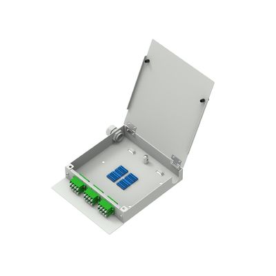 Холоднокатаная стальная сеть ODN Power LC APC тип 12 ядра волоконно-оптическая FTTH терминальная коробка