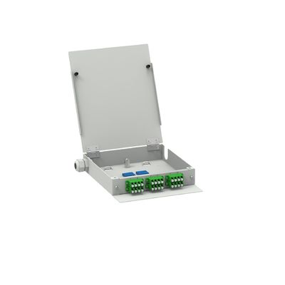 Холоднокатаная стальная сеть ODN Power LC APC тип 12 ядра волоконно-оптическая FTTH терминальная коробка