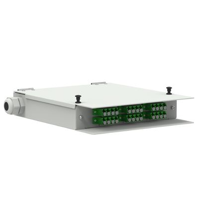 Холоднокатаная стальная сеть ODN Power LC APC тип 12 ядра волоконно-оптическая FTTH терминальная коробка