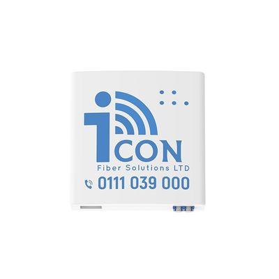 2 ядра LC UPC Пластиковая оптоволоконная лицевая пластина для внутренних сетей FTTH