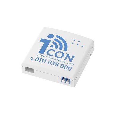2 ядра LC UPC Пластиковая оптоволоконная лицевая пластина для внутренних сетей FTTH